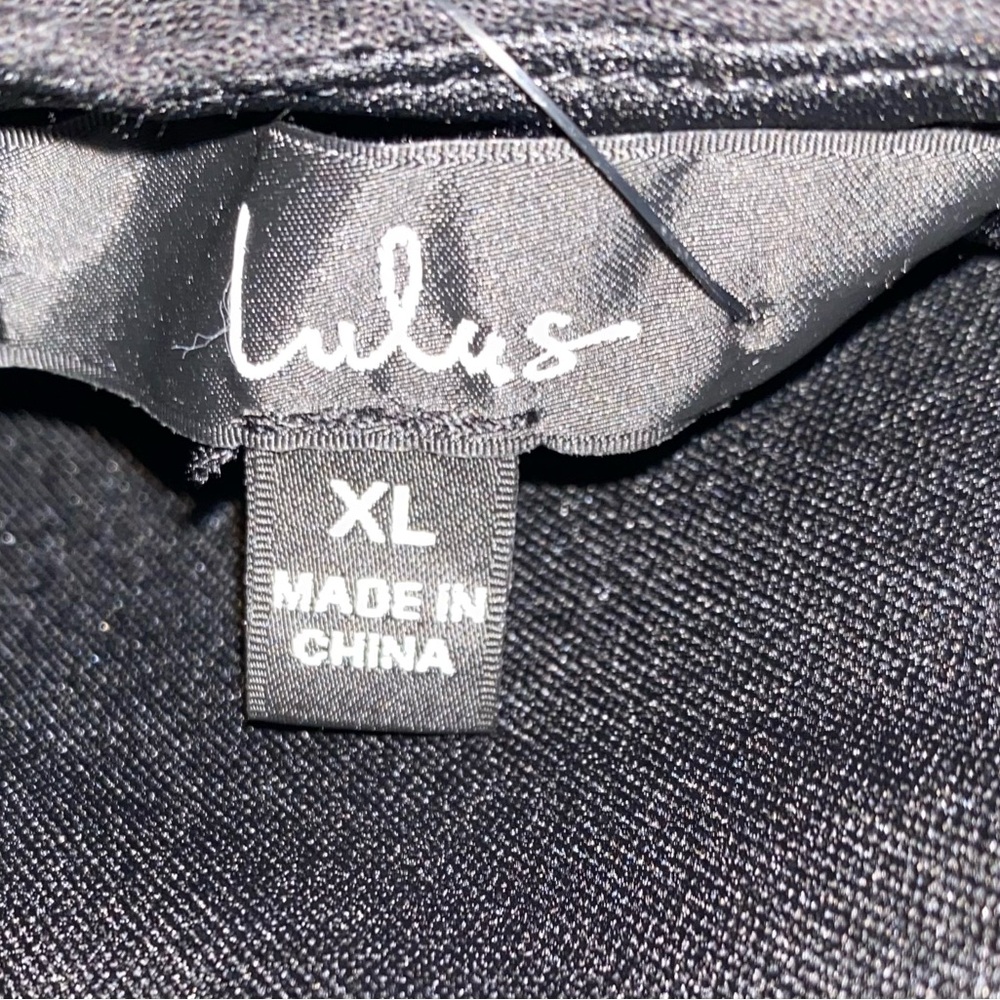 LULUS CHARMING BLACK DRESS - Picture 7 of 12